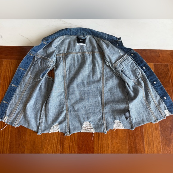 Urban Outfitters BDG Vest UO Women Distressed Denim Sleeveless Jeans Jacket M - Picture 11 of 16